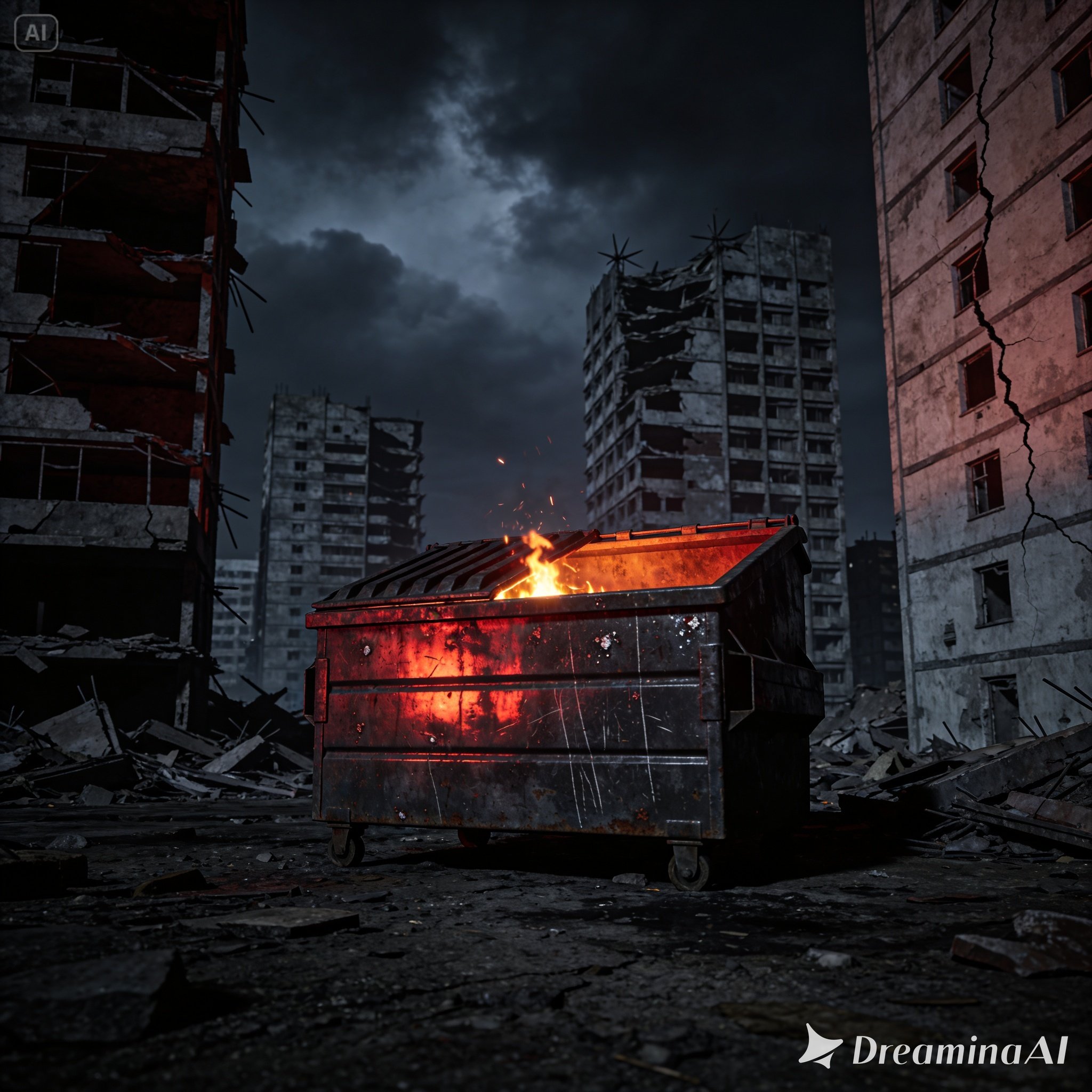 Chainstory LiftOff XVI — Stainless Swing-Top Bin with Handle 25L